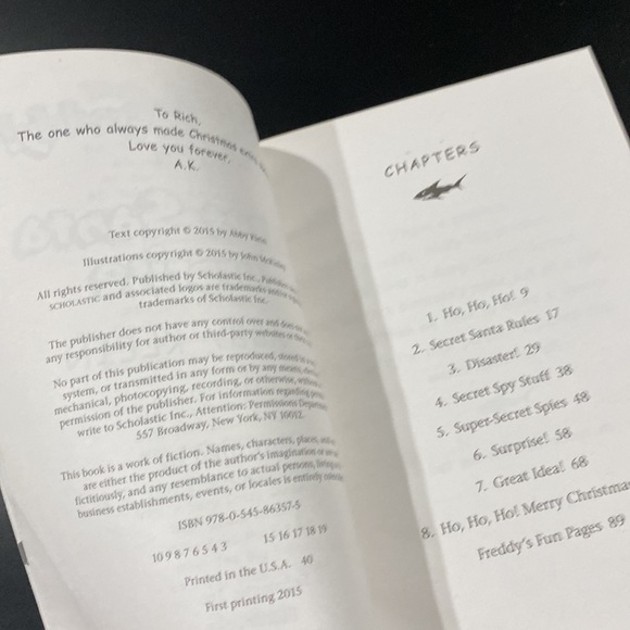 Ready, Freddy! 2nd Grade #3: Secret Santa Surprise by Abby Klein - Novel - Picture 3 of 5